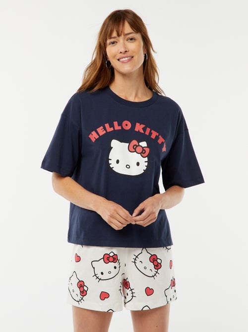 Pyjama short 'Hello Kitty' - 2 pièces - Kiabi