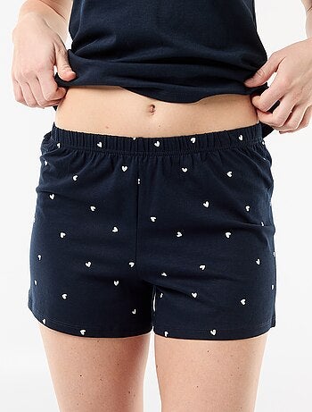 Pyjama short imprimé - 2 pièces