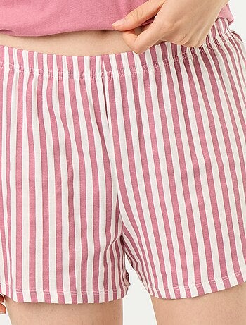 Pyjama short imprimé - 2 pièces