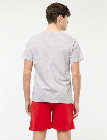 Pyjama short imprimé fun 2 pièces