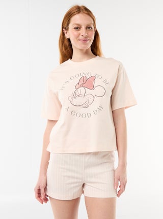 Pyjama short imprimé 'Minnie' - 2 pièces