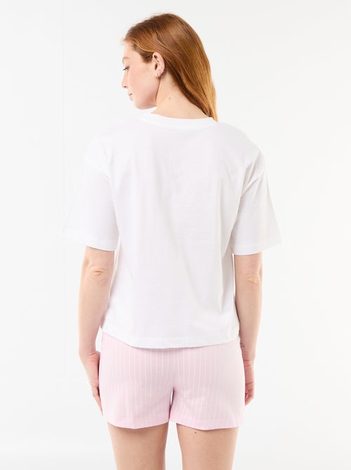 Pyjama short imprimé 'Stitch' - 2 pièces - Kiabi