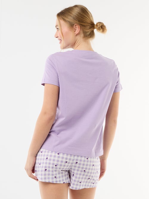 Pyjama short 'Kuromi' - 2 pièces - Kiabi