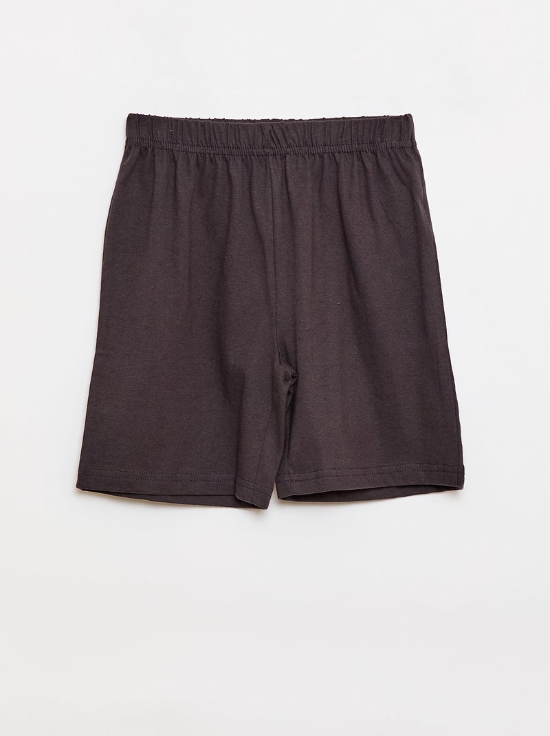 Pyjama short 'Mario' 2 pièces Vert - Kiabi