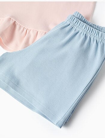 Pyjama-short met een glow-in-the-dark-print van stitch