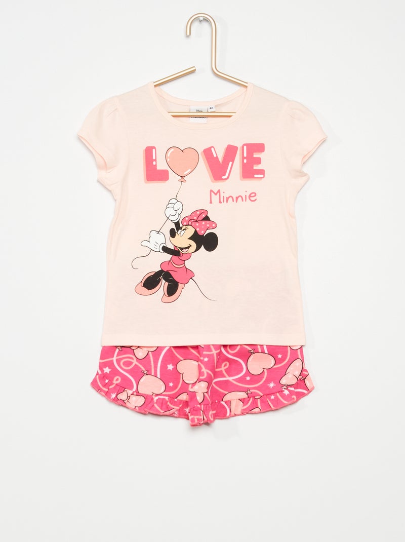 Pyjama short 'Minnie' rose - Kiabi