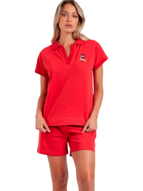 Pyjama short polo mickey ny summer disney - Kiabi