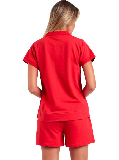 Pyjama short polo mickey ny summer disney - Kiabi
