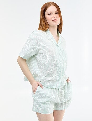 Pyjama short rayé - 2 pièces