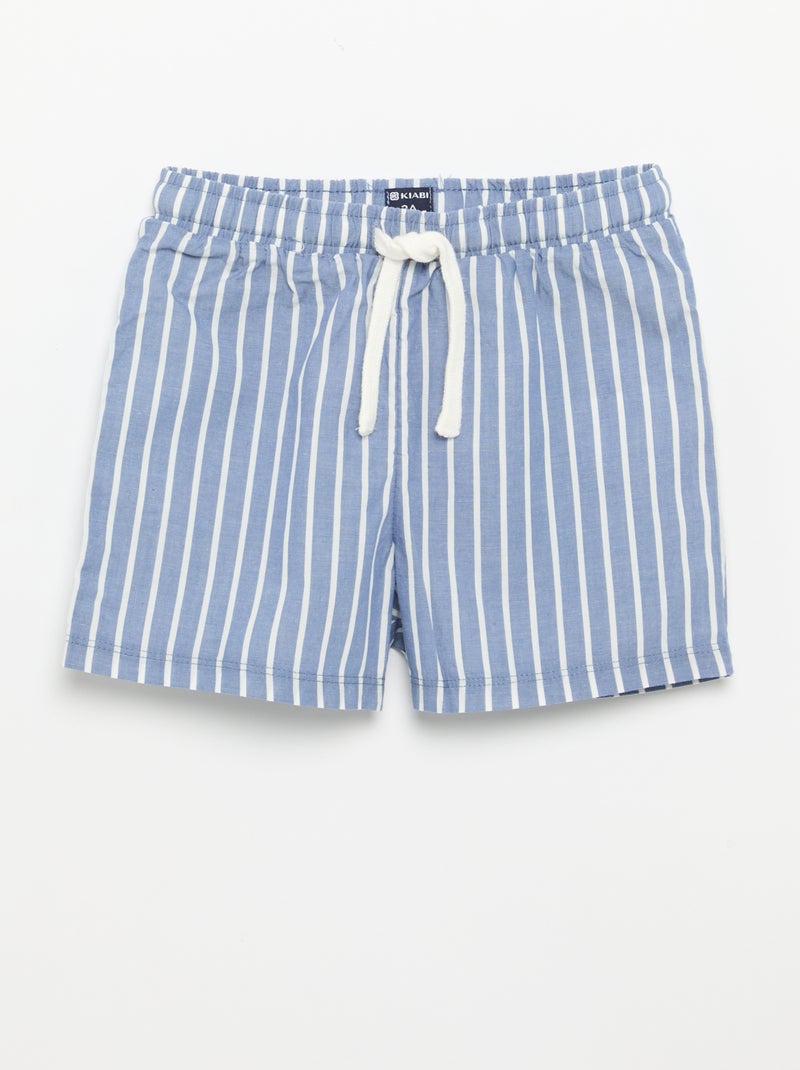 Pyjama short + T-shirt - 2 pièces Gris - Kiabi