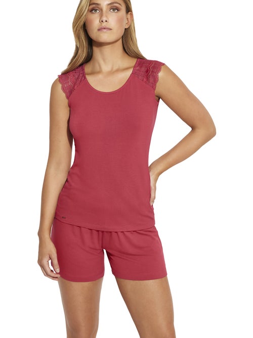Pyjama short t-shirt alicia - Kiabi Pyjama short t-shirt alicia - Kiabi
