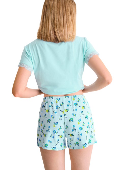 Pyjama short t-shirt BLOOMY - Kiabi Pyjama short t-shirt BLOOMY - Kiabi