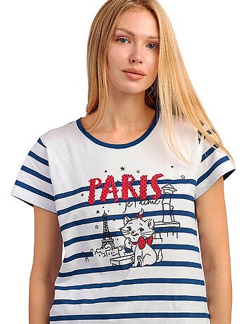 Pyjama short t-shirt marie paris disney