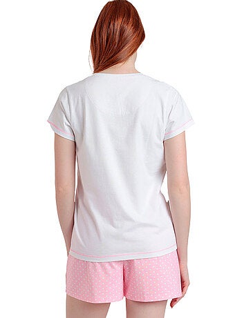 Pyjama short t-shirt she just shines barbie