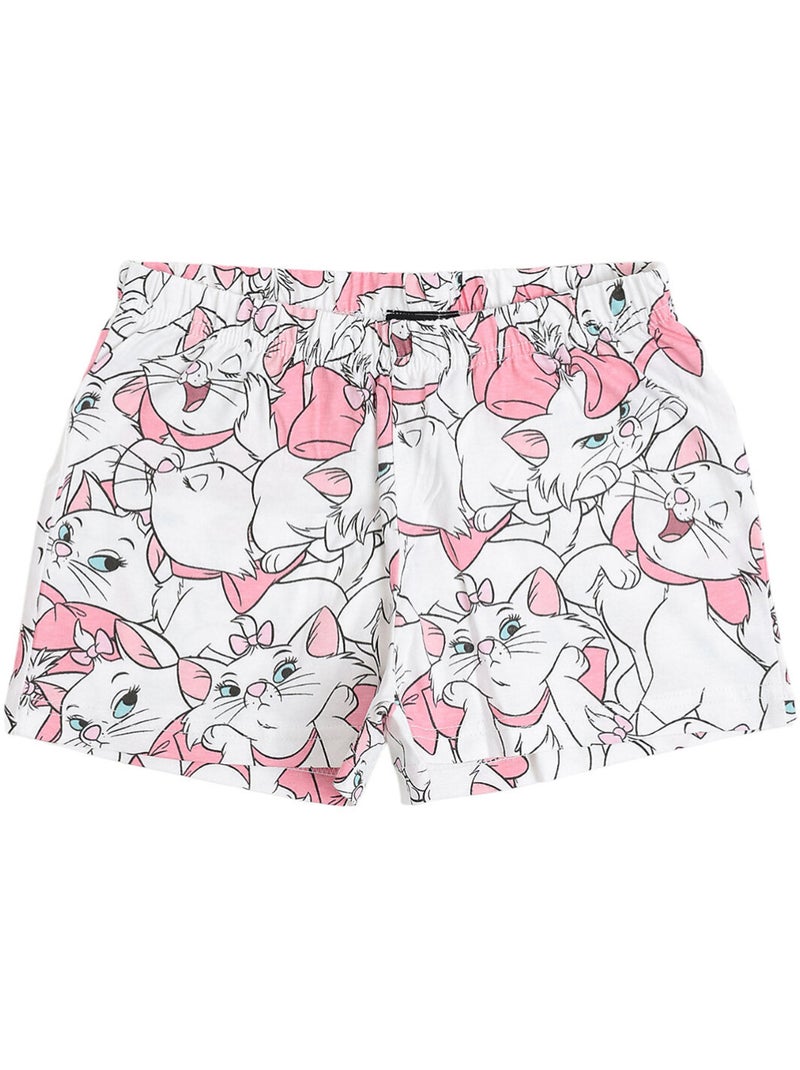 Pyjama short t-shirt sleepy marie disney Rose - Kiabi