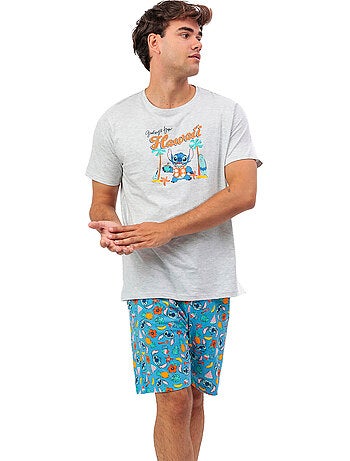Pyjama short t-shirt stitch beach disney