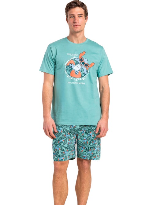 Pyjama short t-shirt vacation mode disney - Kiabi