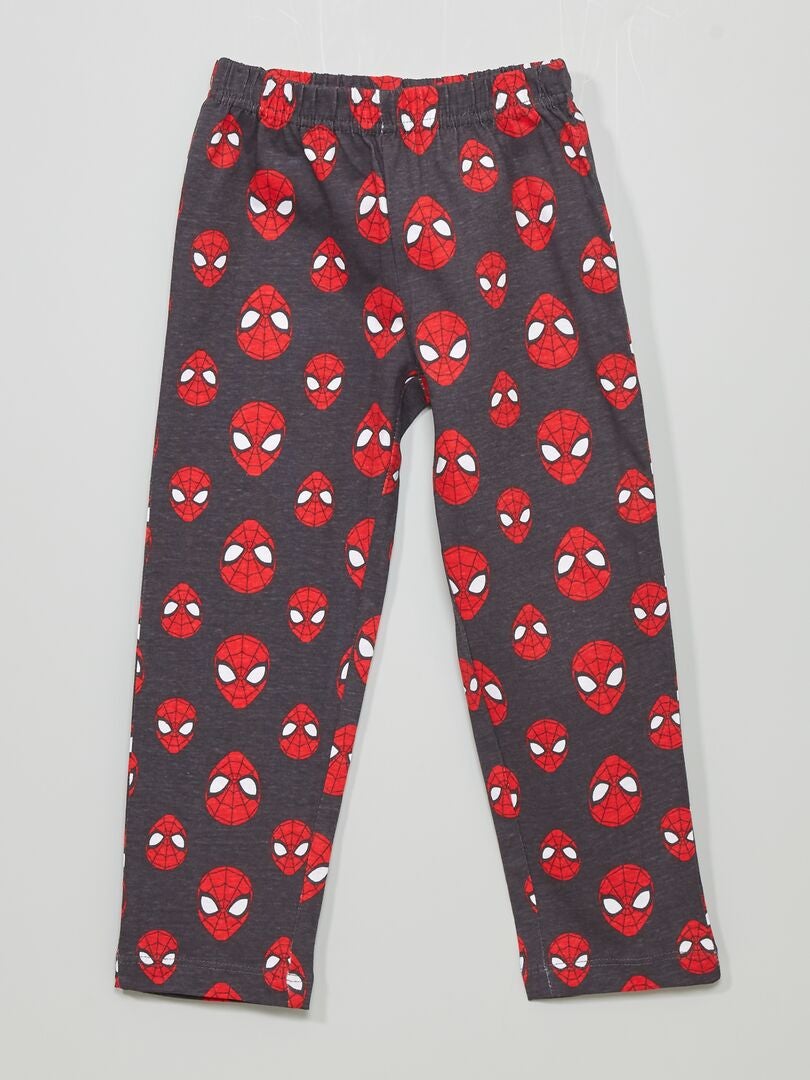 Marvel Spiderman Pyjamaset voor jongens, comfortabele en ademende nachtkleding, Blauw, 7-8 jaar