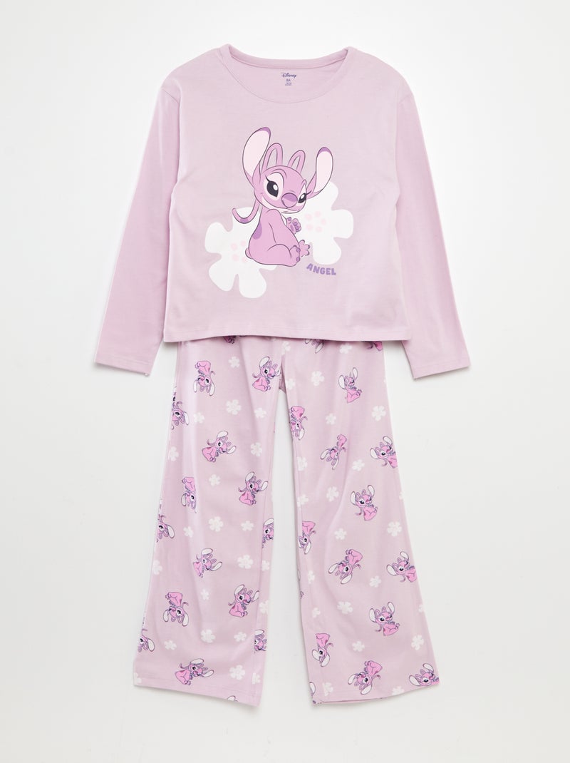 Pyjama 'Stitch' 'Angel' 'Disney' Violet - Kiabi