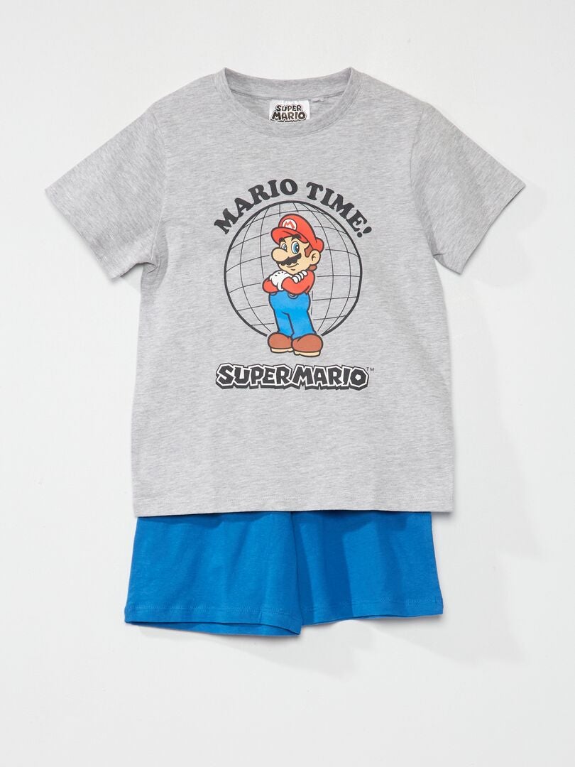 Pyjama 'Super Mario' - 2-delig GRIJS - Kiabi