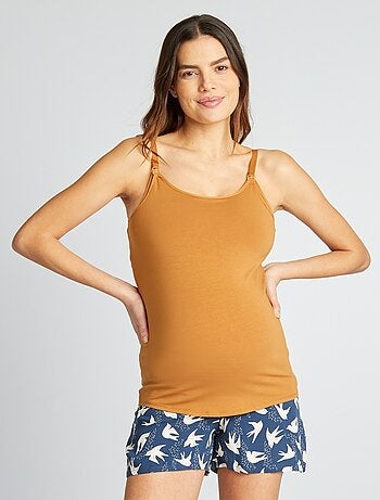 Pyjama t-shirt short d'allaitement - 2 pièces