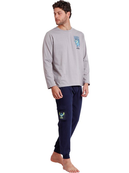 Pyjama tenue pantalon top manches longues 626 stitch disney - Kiabi Pyjama tenue pantalon top manches longues 626 stitch disney - Kiabi
