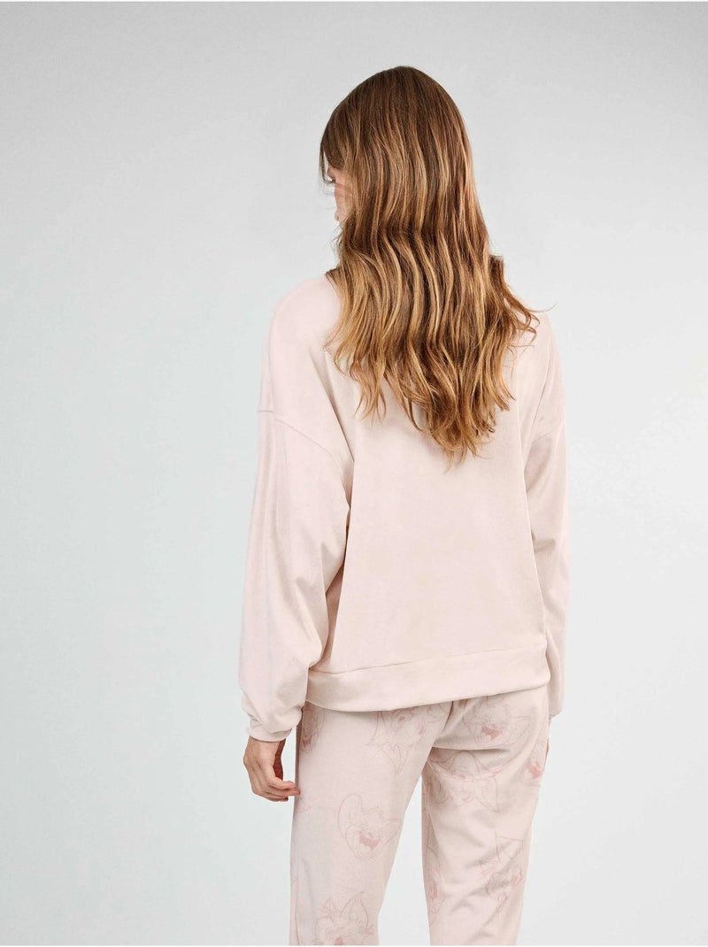 Pyjama tom & jerry met jerry print Roze - Kiabi