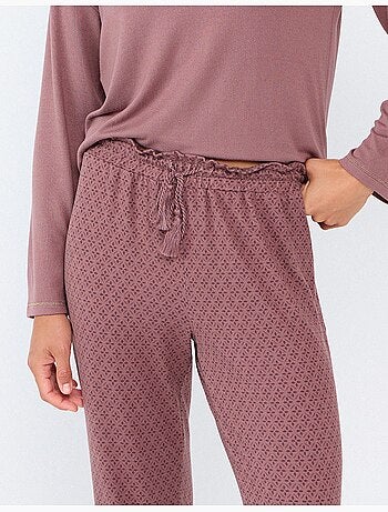 Pyjama tricoté, mo fashion