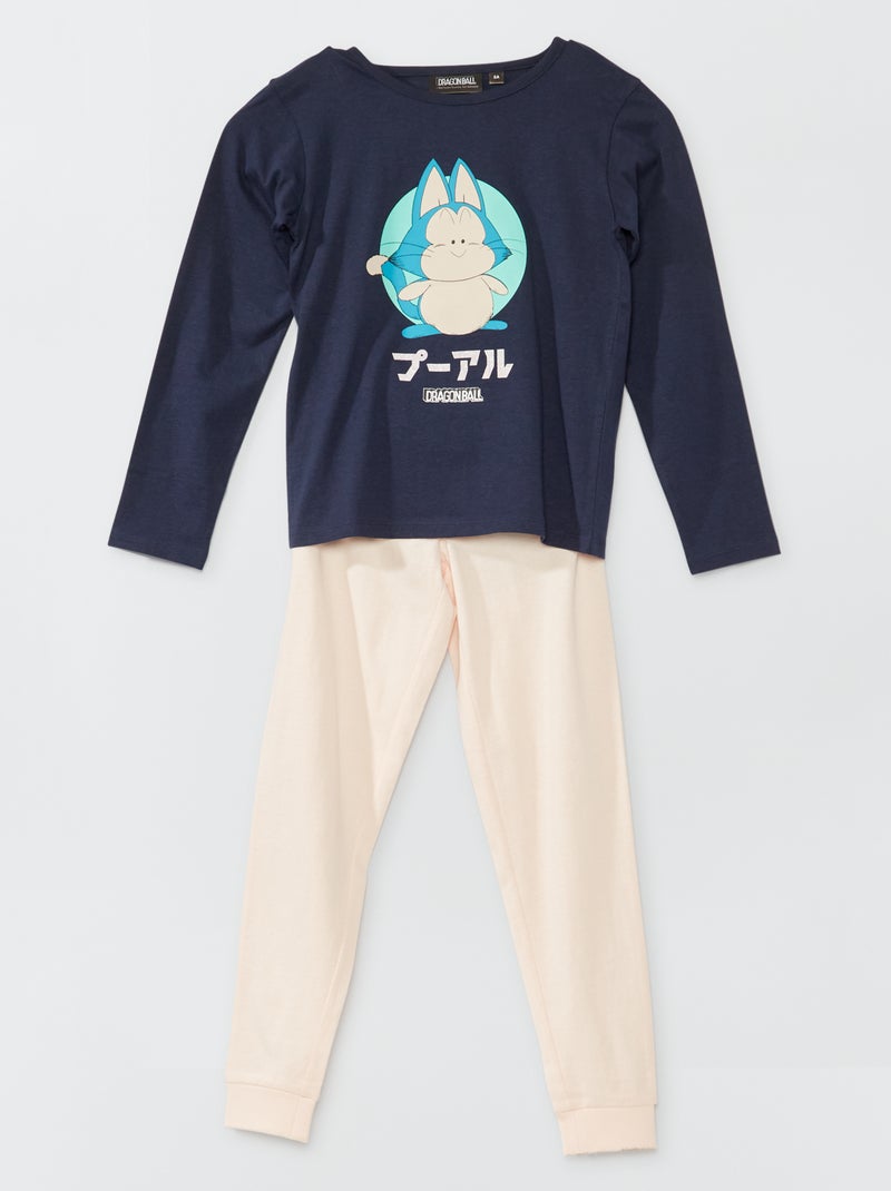 Pyjama van jersey met Dragon Ball Z-print - 2-delig BLAUW - Kiabi