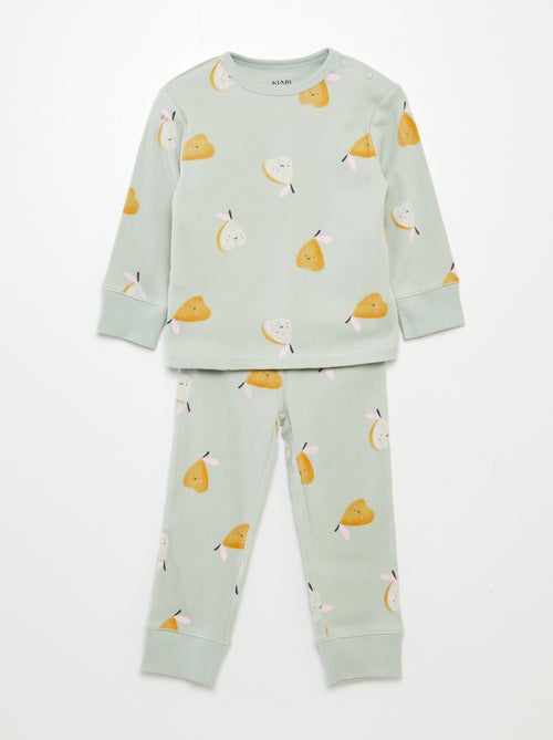 Pyjama van jersey met print - 2-delig - Kiabi