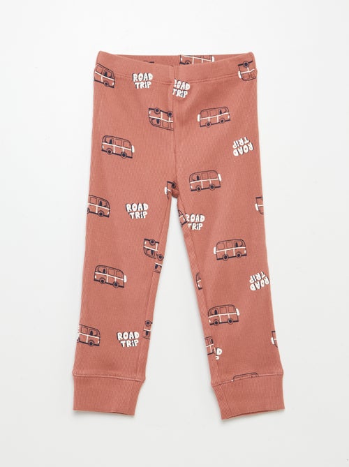 Pyjama van jersey met print - 2-delig - Kiabi