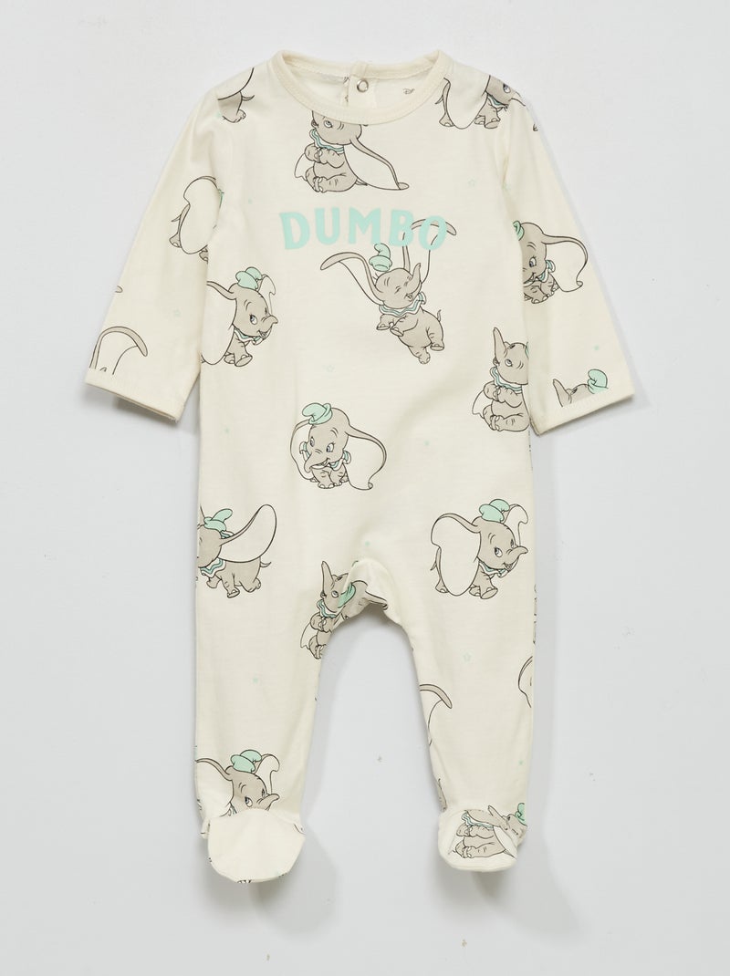 Pyjama van jerseystof 'Disney' Wit - Kiabi