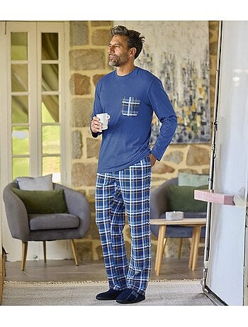 Pyjama van katoen in schotse stijl - atlas for men