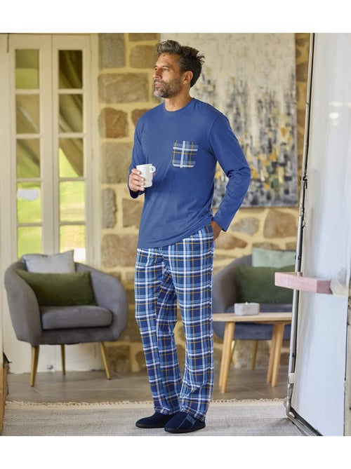 Pyjama van katoen in Schotse stijl - ATLAS FOR MEN - Kiabi Pyjama van katoen in Schotse stijl - ATLAS FOR MEN - Kiabi