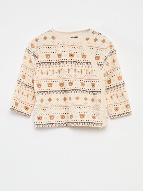 Pyjama van velours - 2-delig - Kiabi