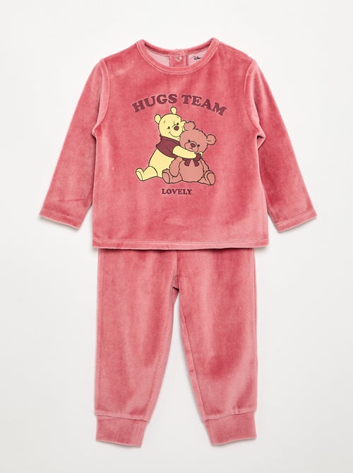 Pyjama van velours 2-delig 'Winnie' - Kiabi Pyjama van velours 2-delig 'Winnie' - Kiabi
