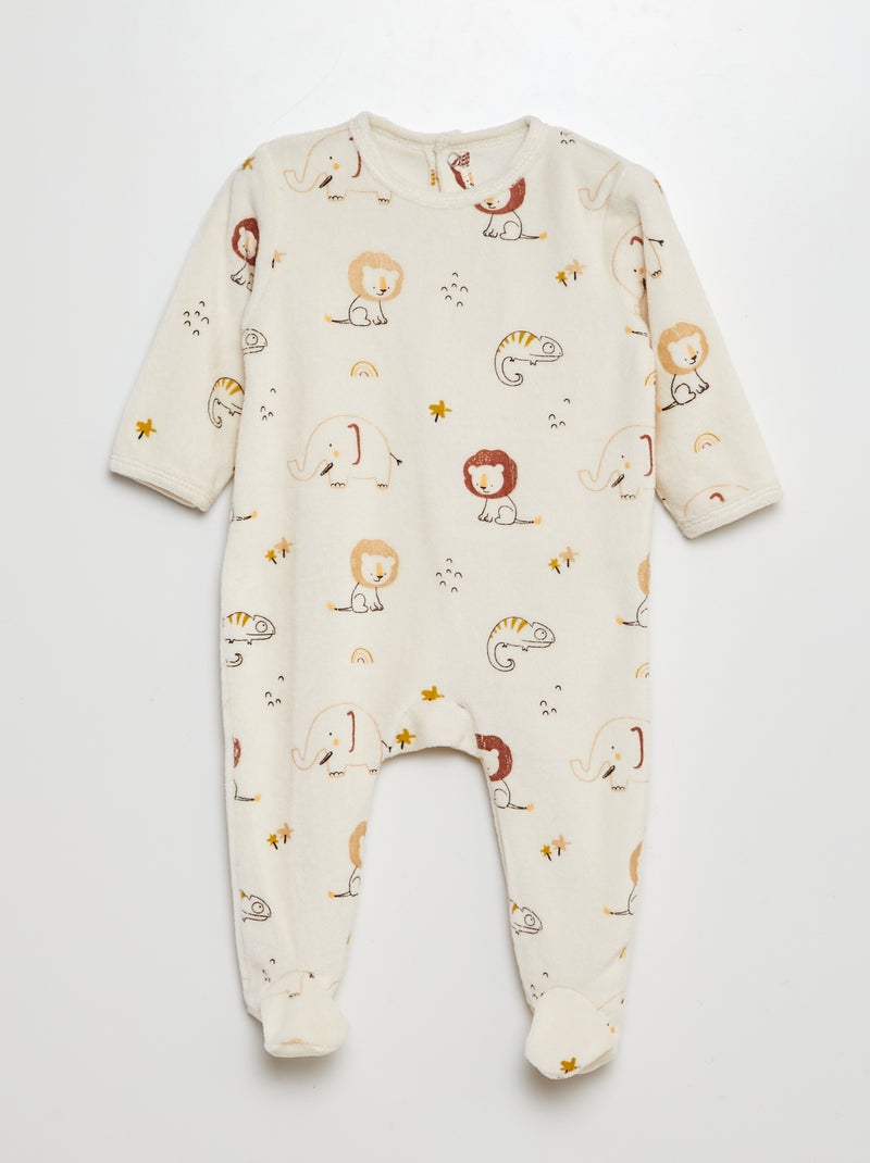 Pyjama van velours BIEGE - Kiabi