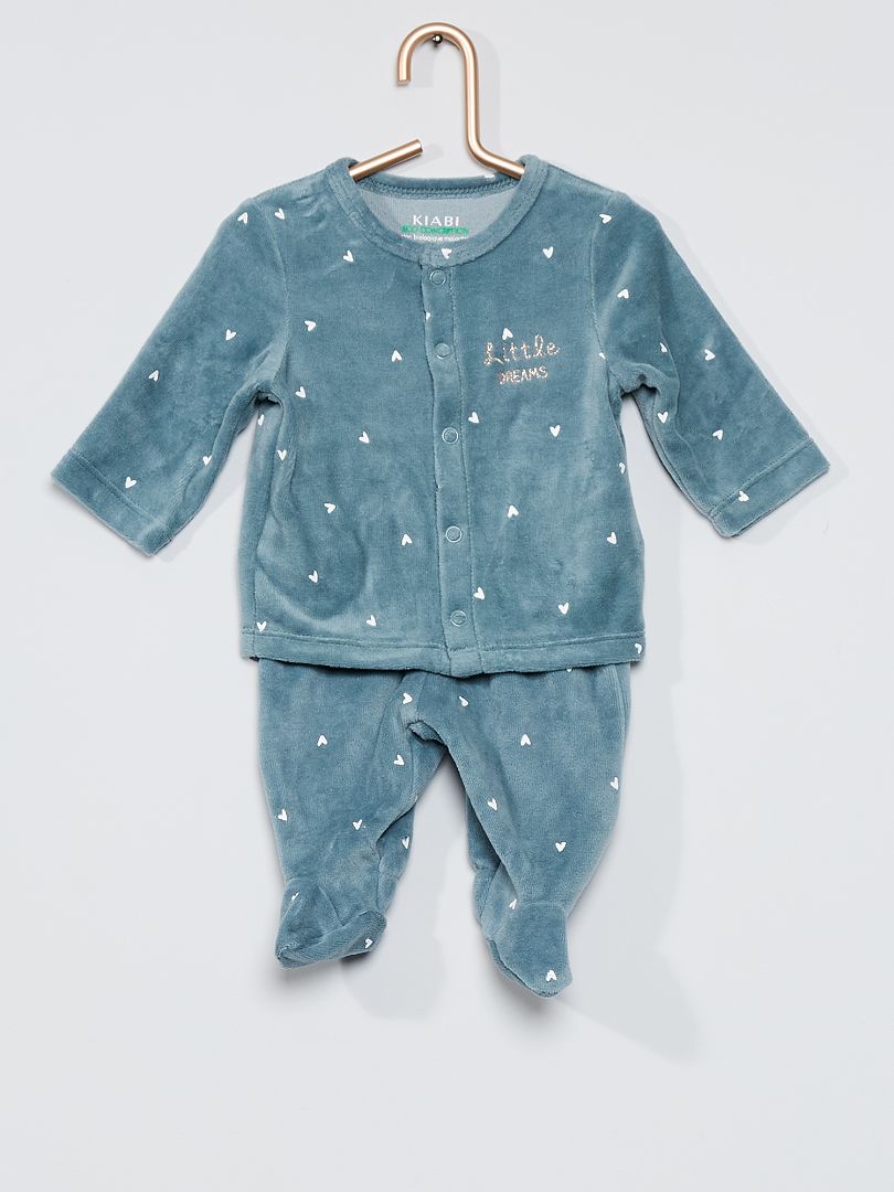 Pyjama velours kiabi hot sale