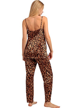 Pyjamabroek effen hemdje skin luxe