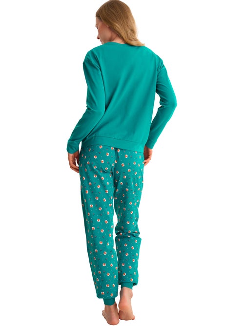 Pyjamabroek jogger top m lang foxy - Kiabi