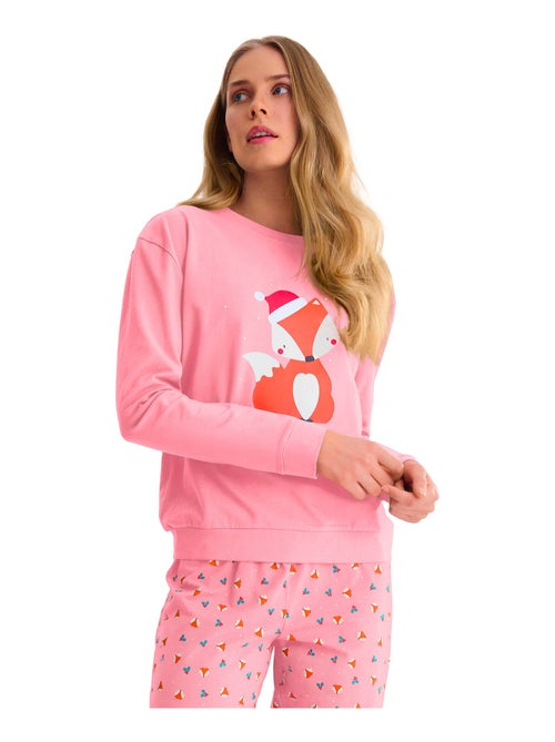 Pyjamabroek jogger top m lang foxy - Kiabi Pyjamabroek jogger top m lang foxy - Kiabi