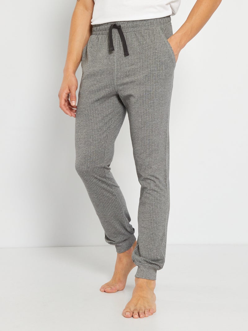 Pyjamabroek met fantasieprint BLAUW - Kiabi