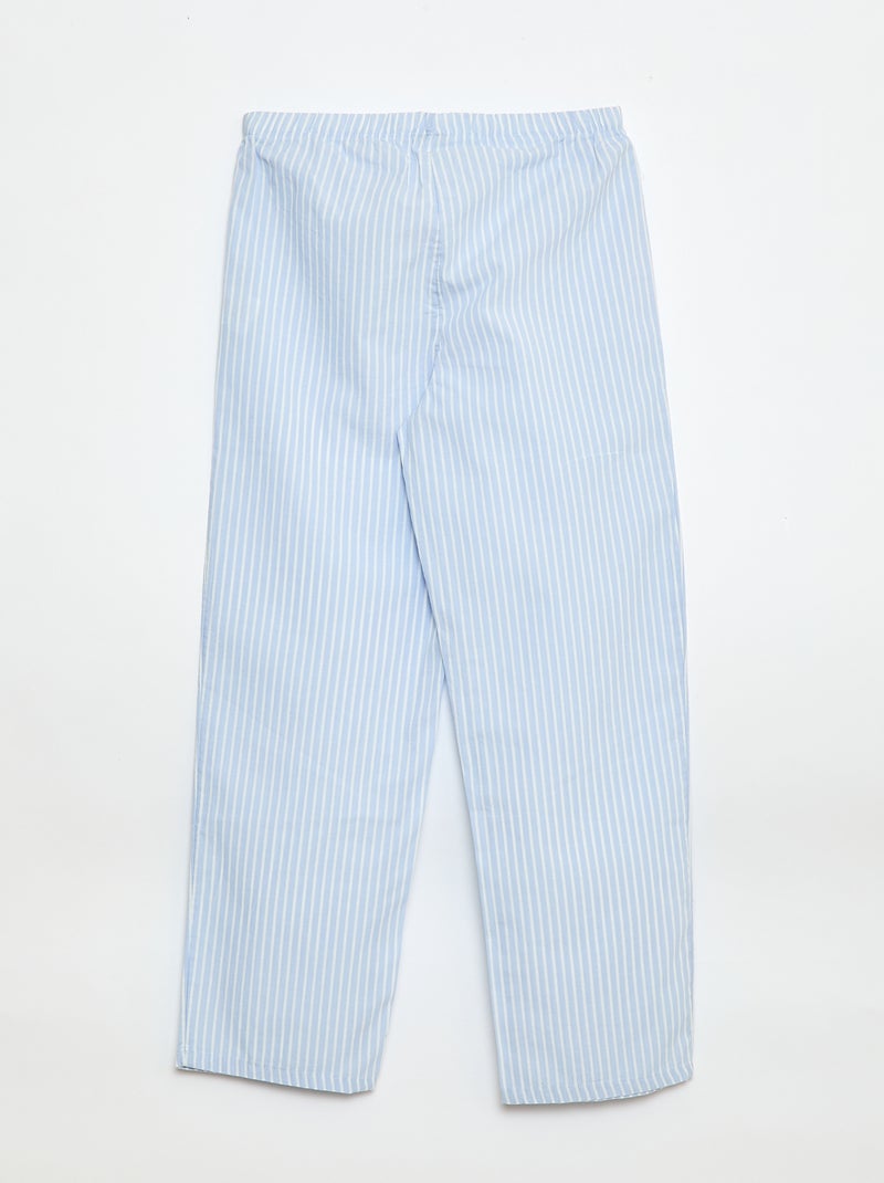 Pyjamabroek met motief Blauw - Kiabi