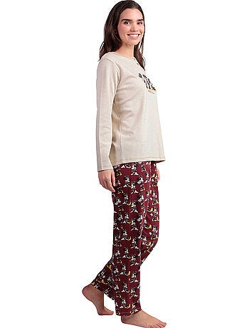 Pyjamabroek polo lange mouwen minnie mouse disney
