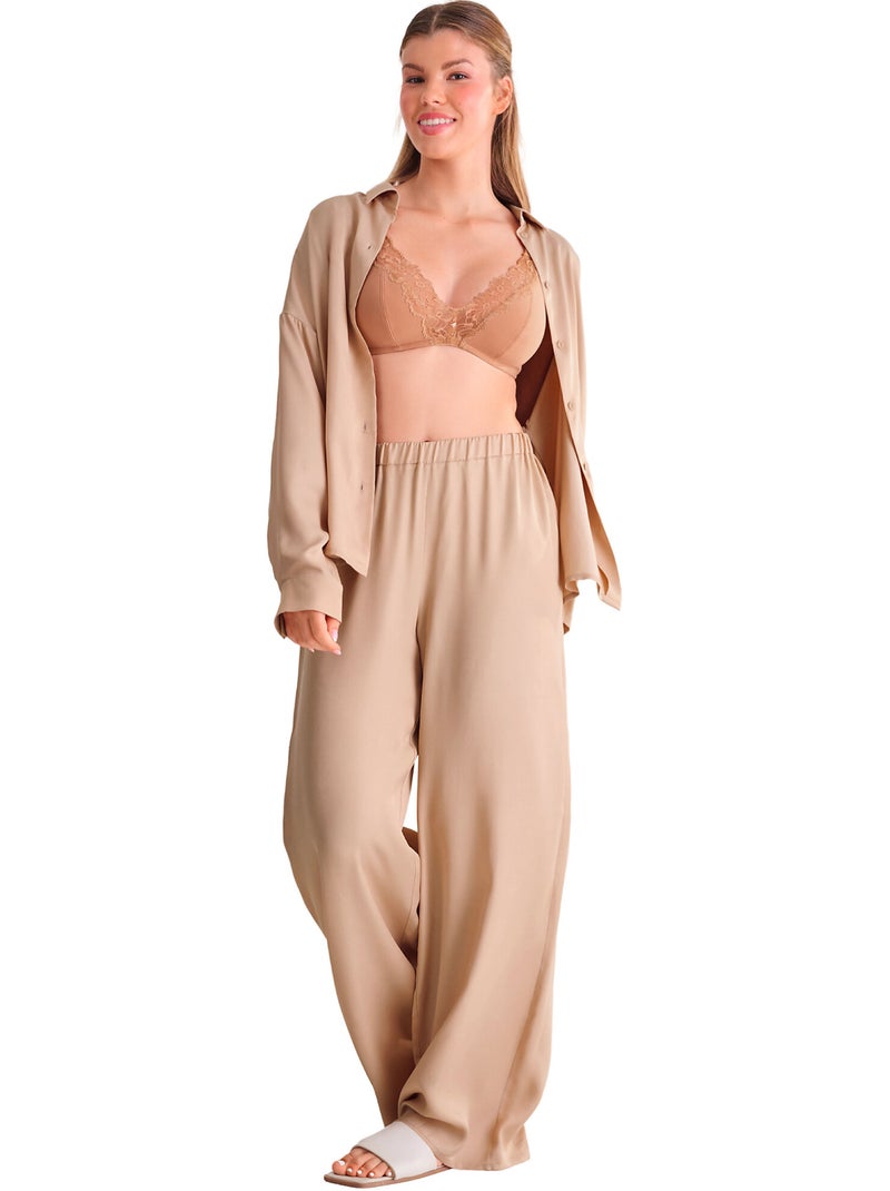 Pyjamabroek stella Beige - Kiabi