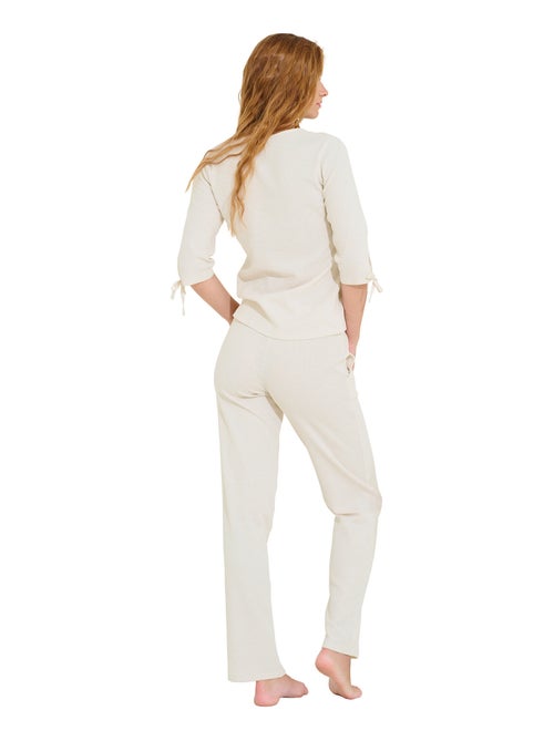 Pyjamabroek top driekwart mouwen freely - Kiabi Pyjamabroek top driekwart mouwen freely - Kiabi