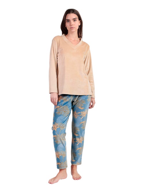 Pyjamabroek v-hals top oriental - Kiabi Pyjamabroek v-hals top oriental - Kiabi