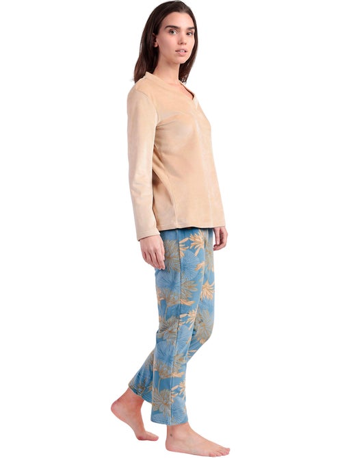 Pyjamabroek v-hals top oriental - Kiabi Pyjamabroek v-hals top oriental - Kiabi
