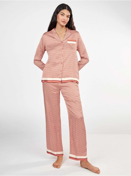 Pyjamajasje met bedrukt monogram - Kiabi Pyjamajasje met bedrukt monogram - Kiabi