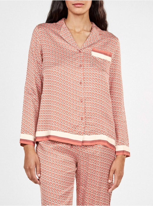Pyjamajasje met bedrukt monogram - Kiabi Pyjamajasje met bedrukt monogram - Kiabi